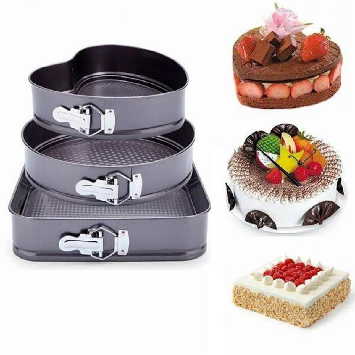 3-Piece Springform Cake Pan Set Ⓢ