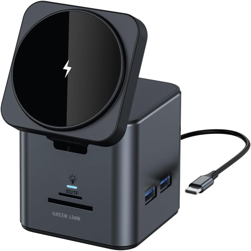 Green Lion 9 In 1 Compatible with MagSafe Type-C Docking Station