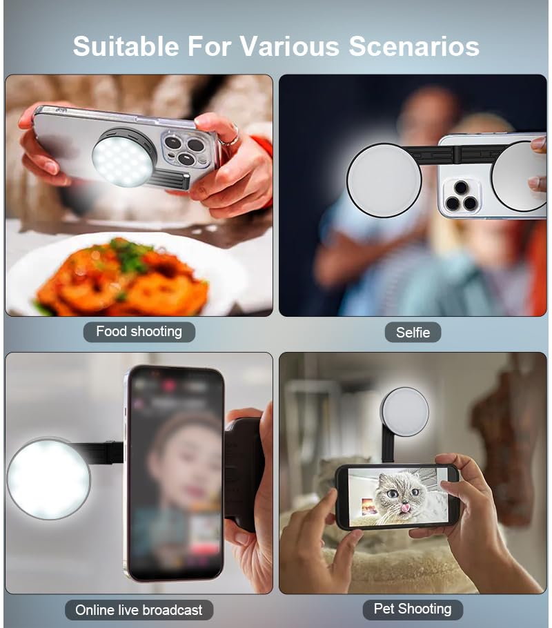 Magnetic Double-Sided LED Fill Light