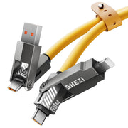 Silicone 4 in 1 USB C Cable