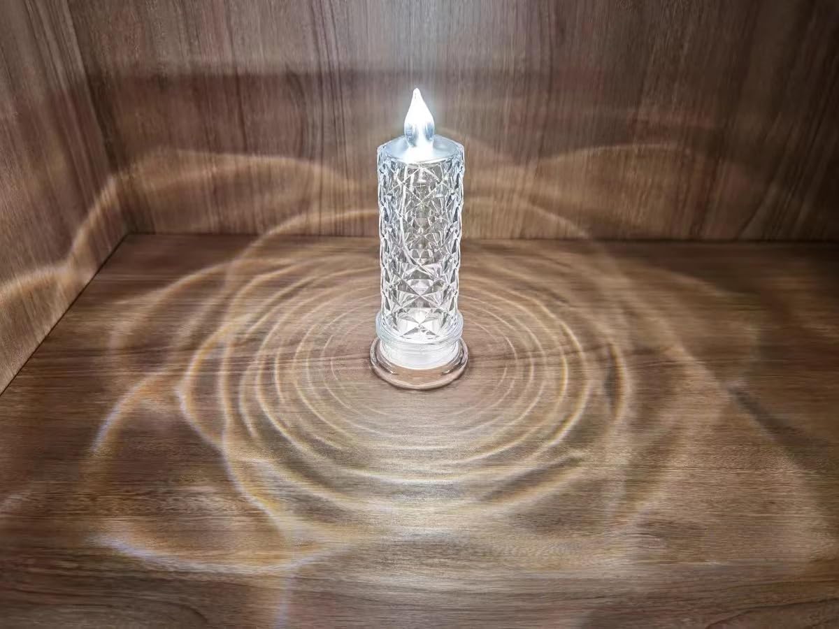 Rose Shadow LED Flameless Candles