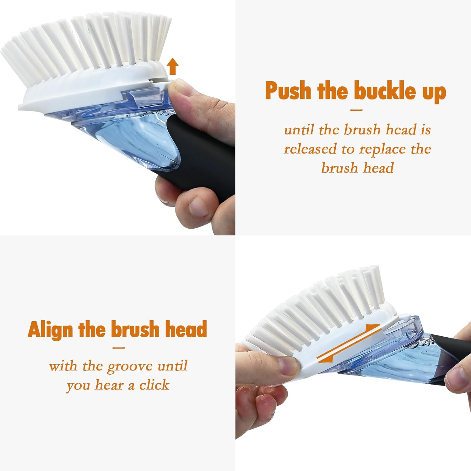 Dishwashing Brush with Soap Dispenser
