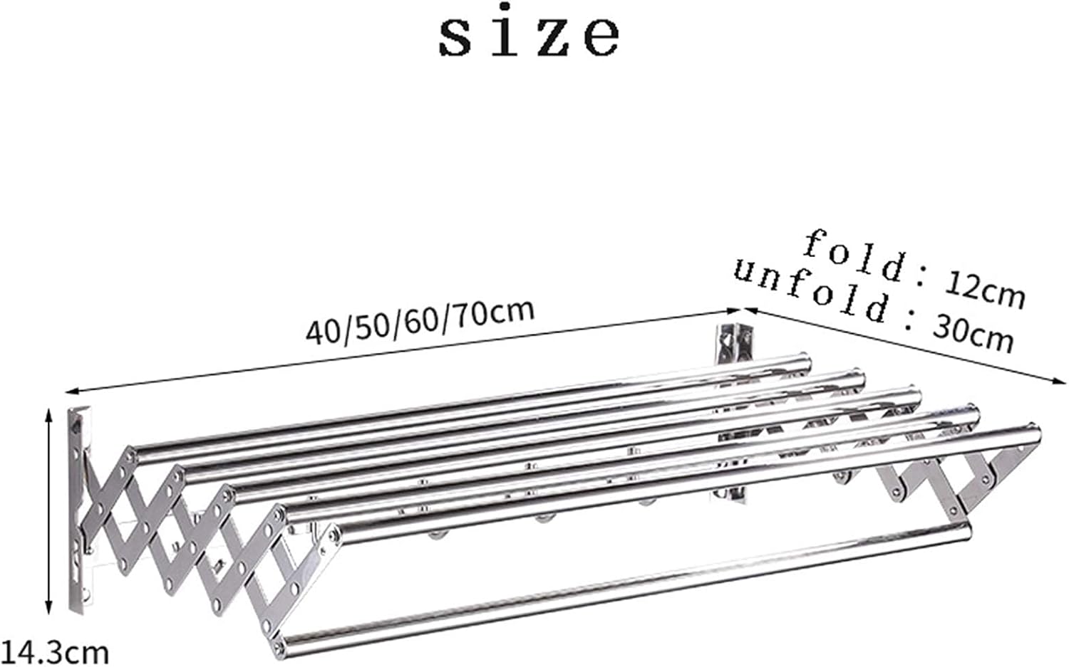 Balcong Cloth Hanger 70cm