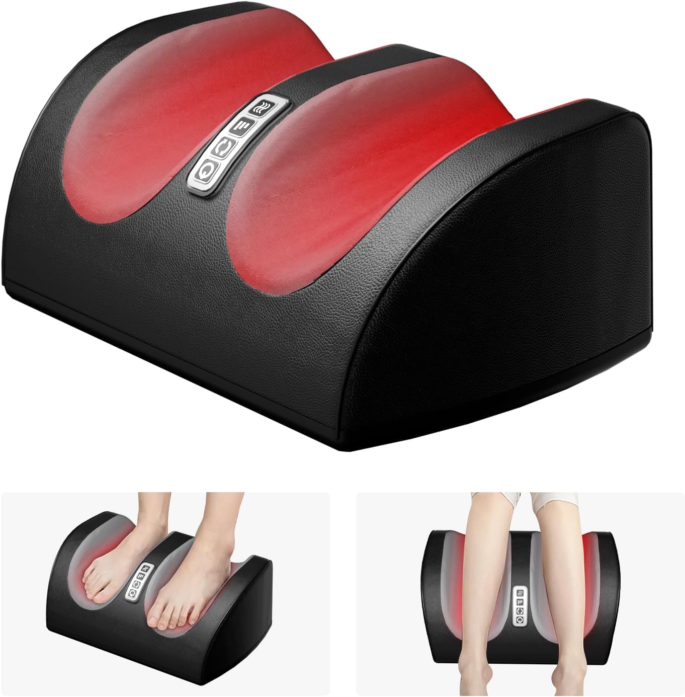 Electric Foot Massager for Pain Relief & Relaxation – Deep Kneading & Heat Therapy