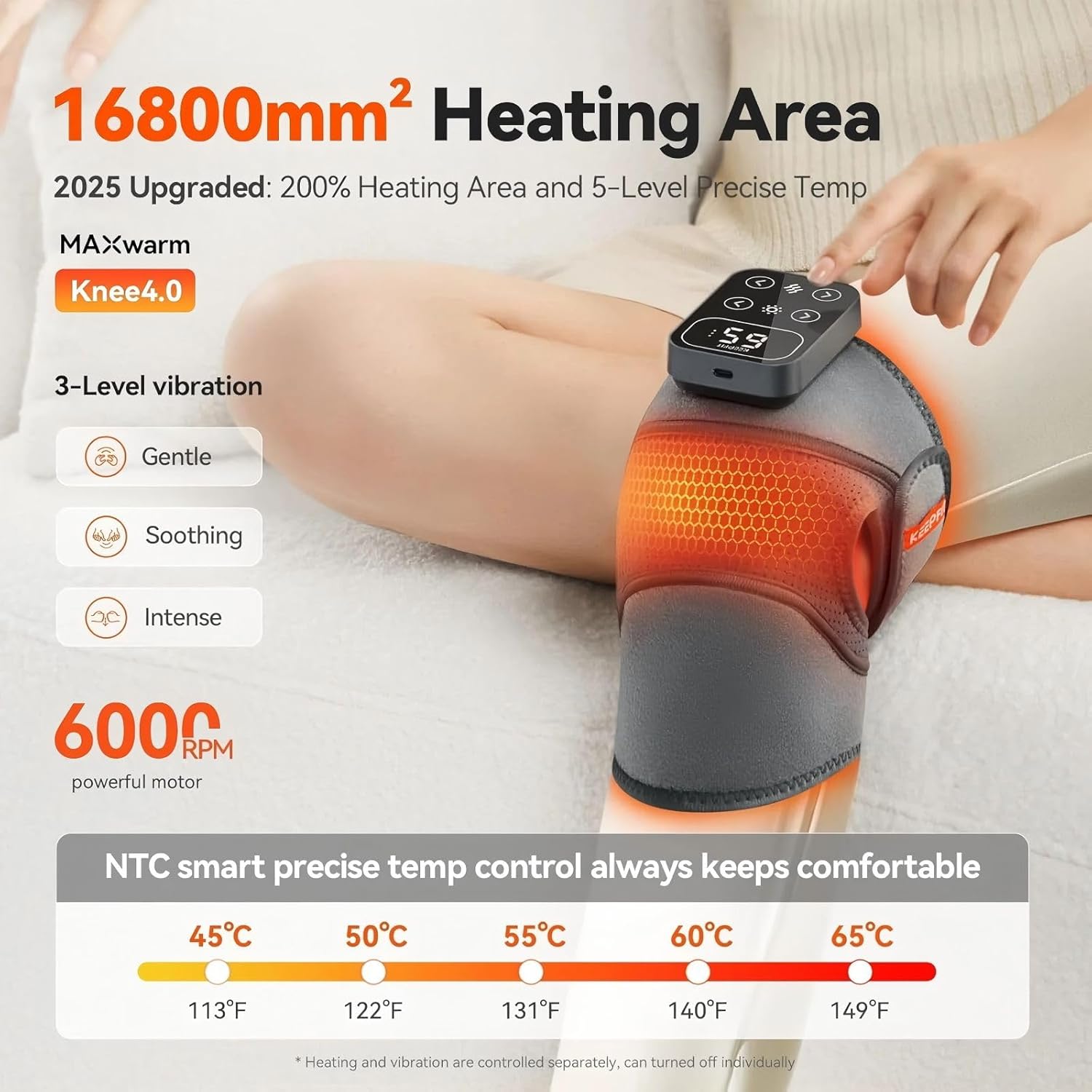 Knee Heating Pads - Single Piece