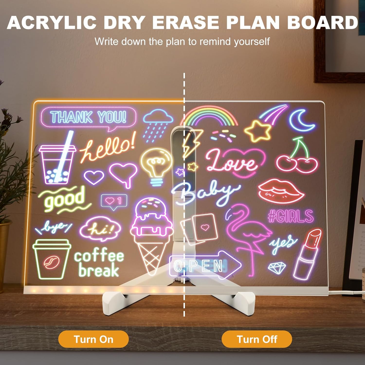LED Note Board with 7 Colors