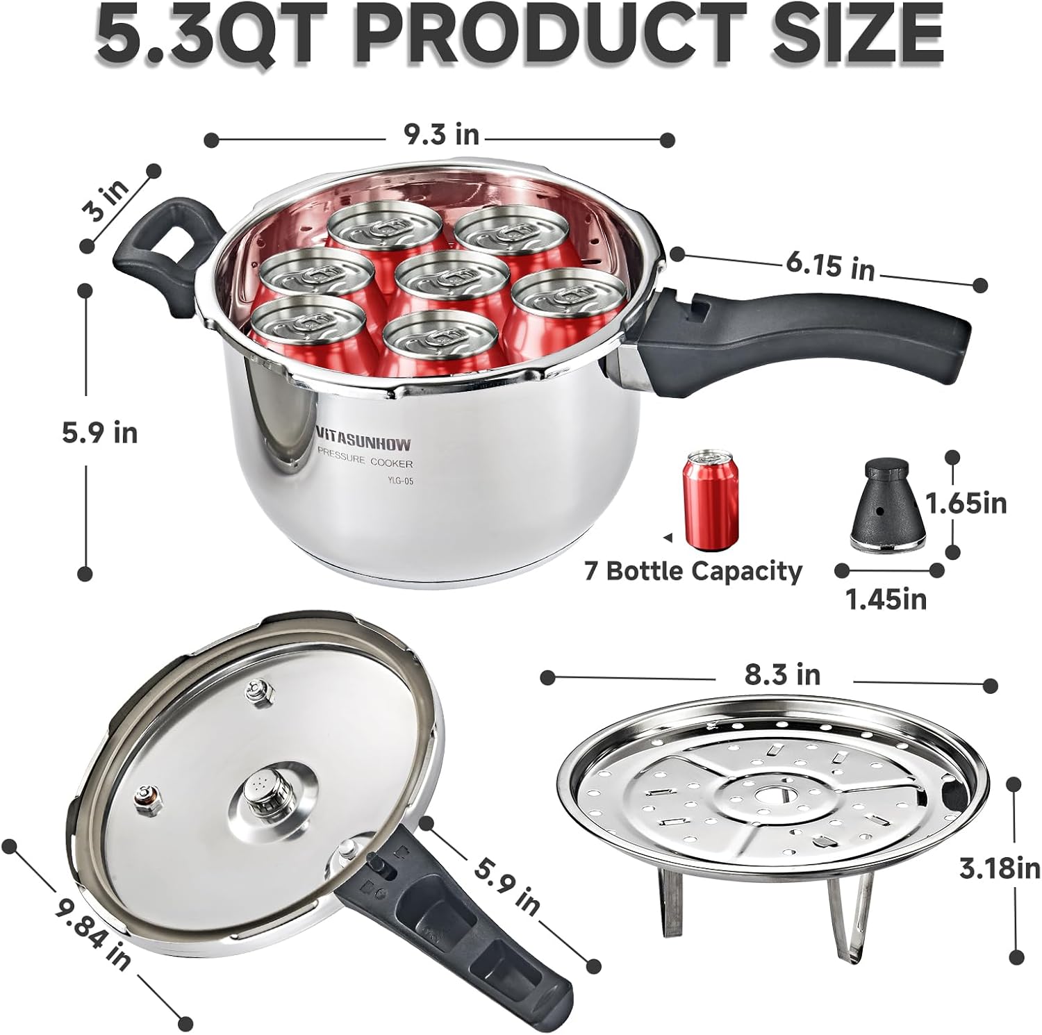 Stainless Steel Pressure Cooker