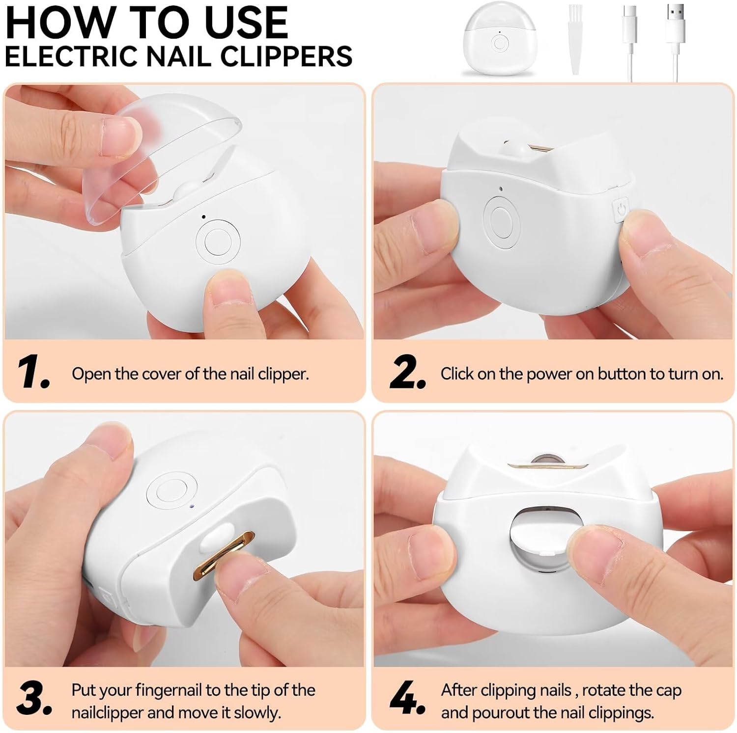 Electric Baby Nail Clipper