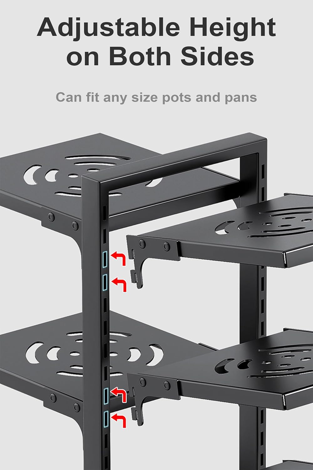 7 Layer Carbon Steel Pot Storage