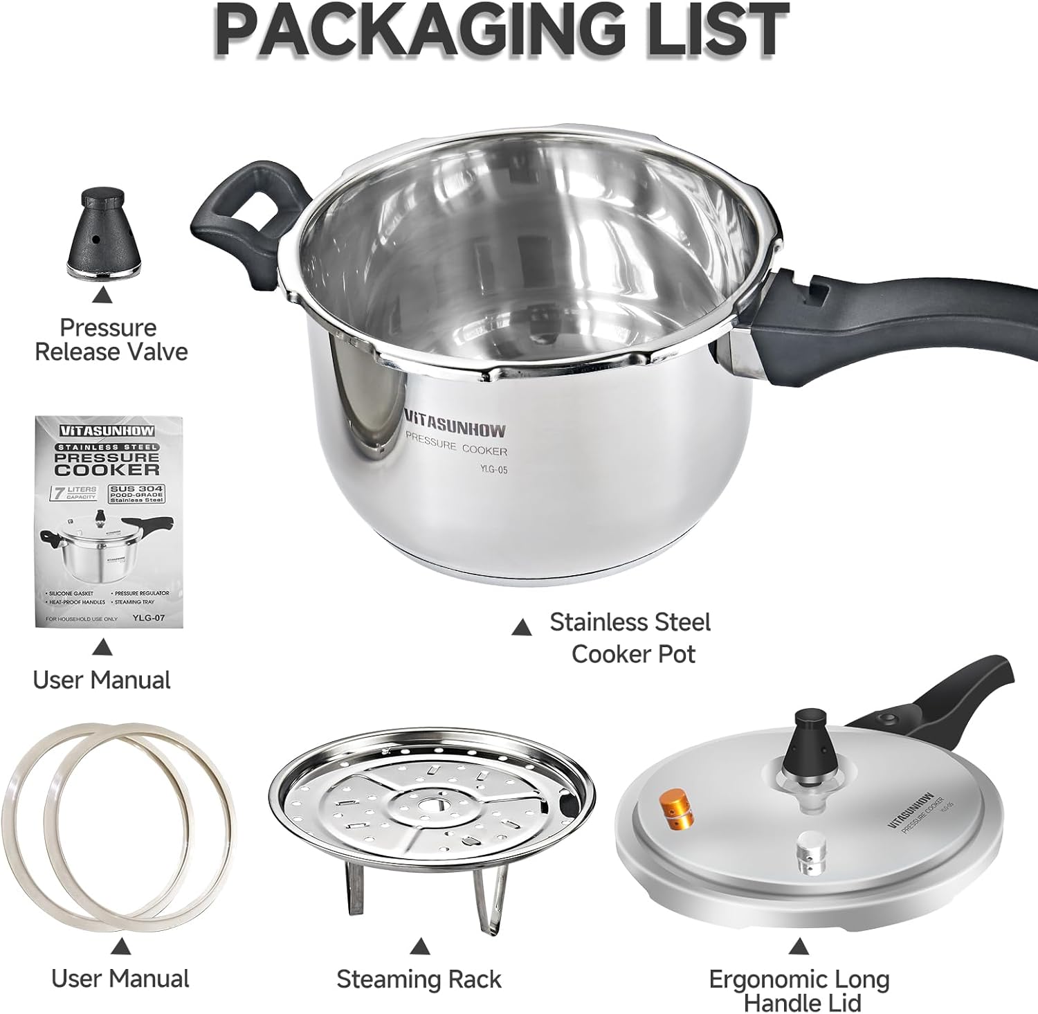 Stainless Steel Pressure Cooker