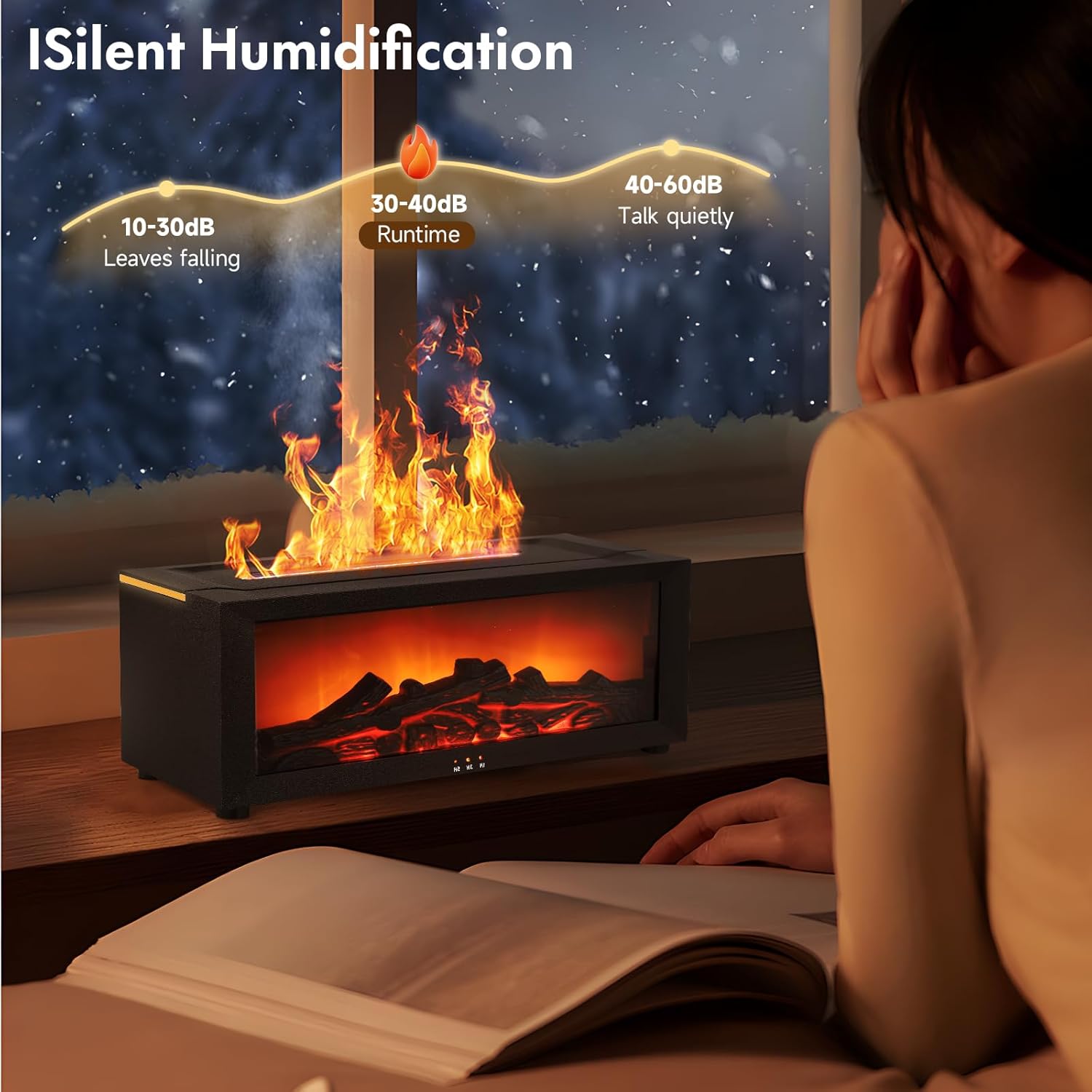 3D Flame Essential Oil Diffuser