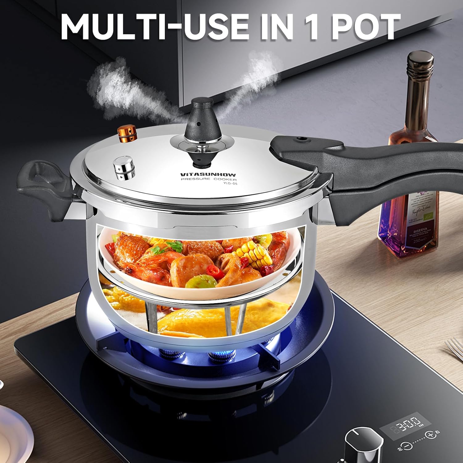 Stainless Steel Pressure Cooker