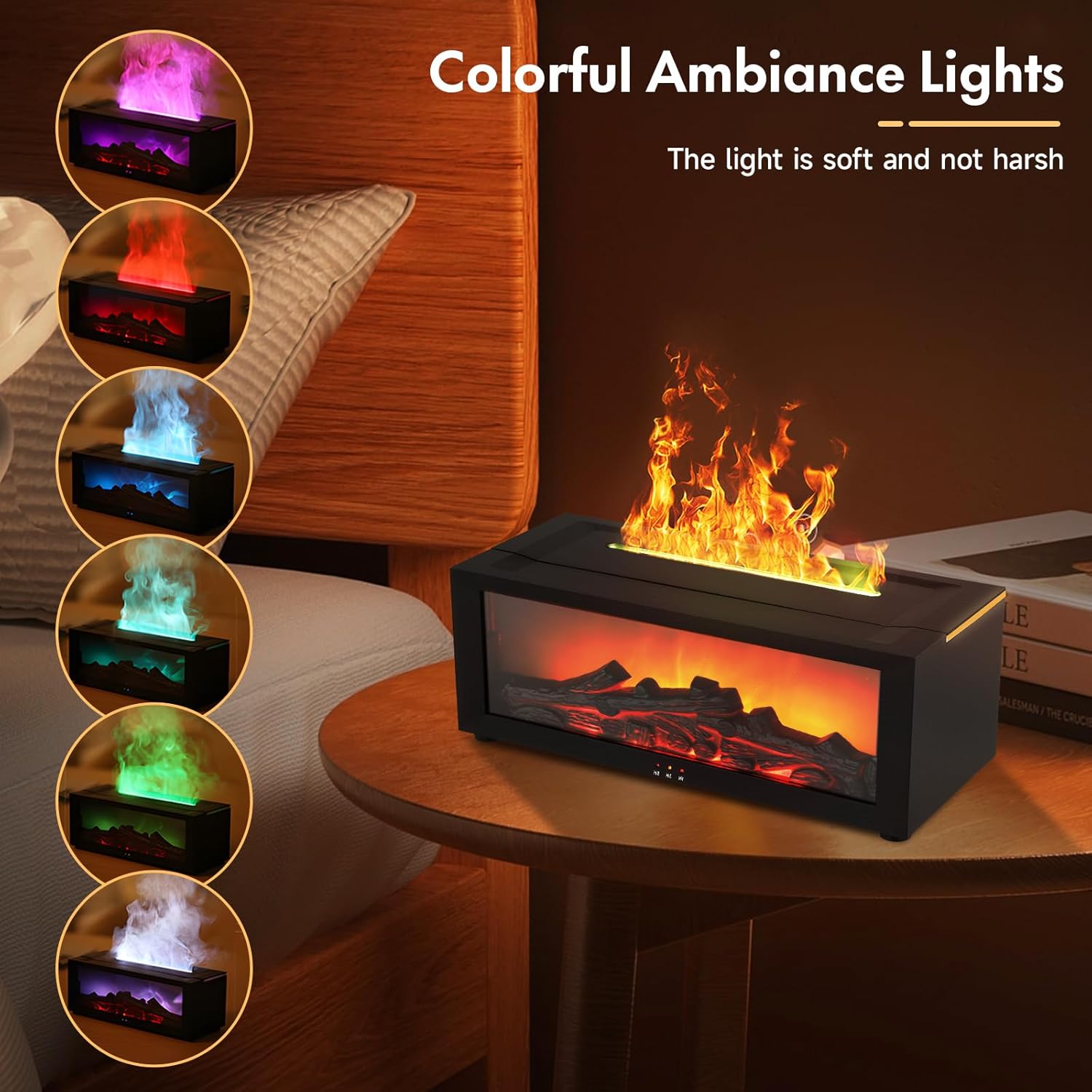 3D Flame Essential Oil Diffuser
