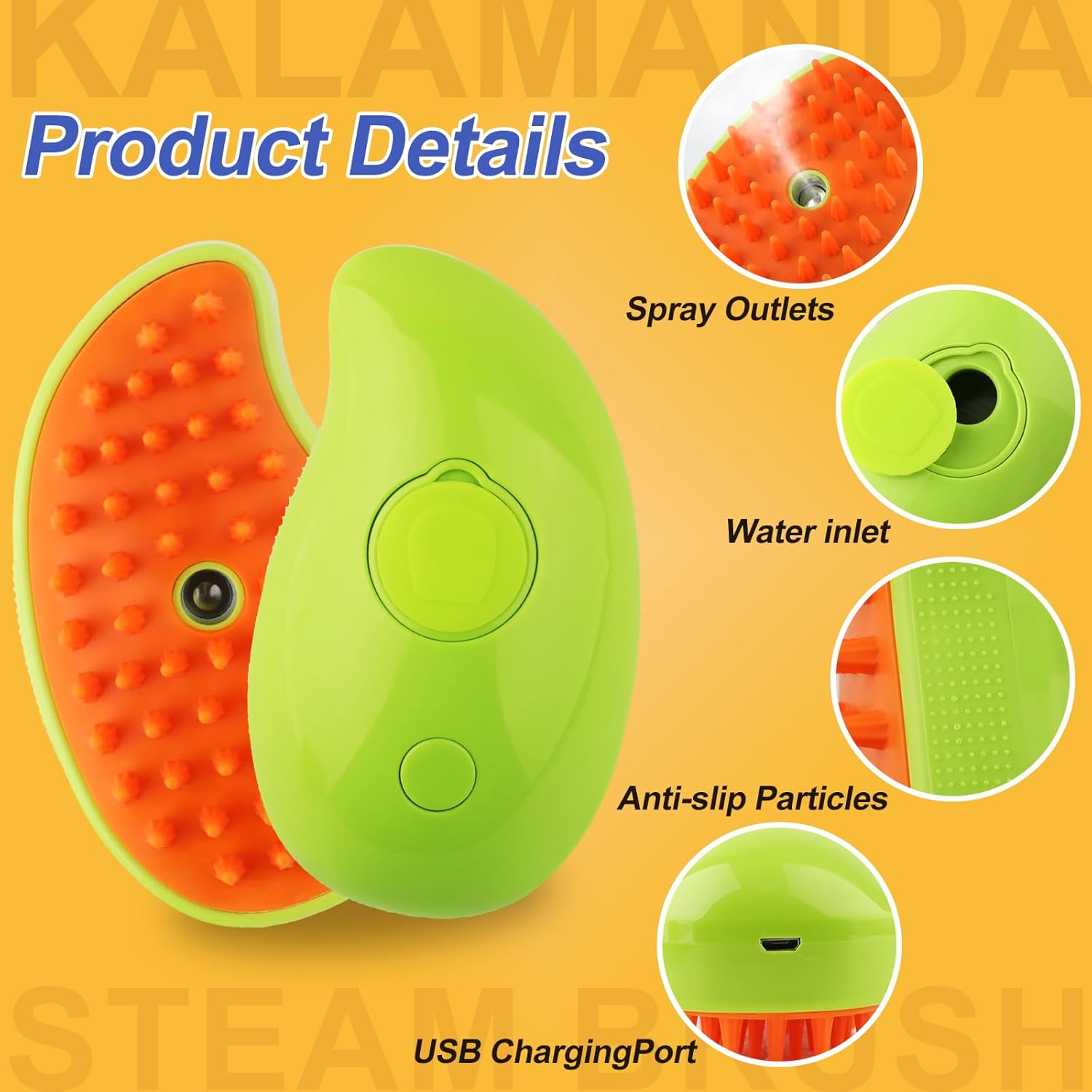 Pet Steam Massage Brush