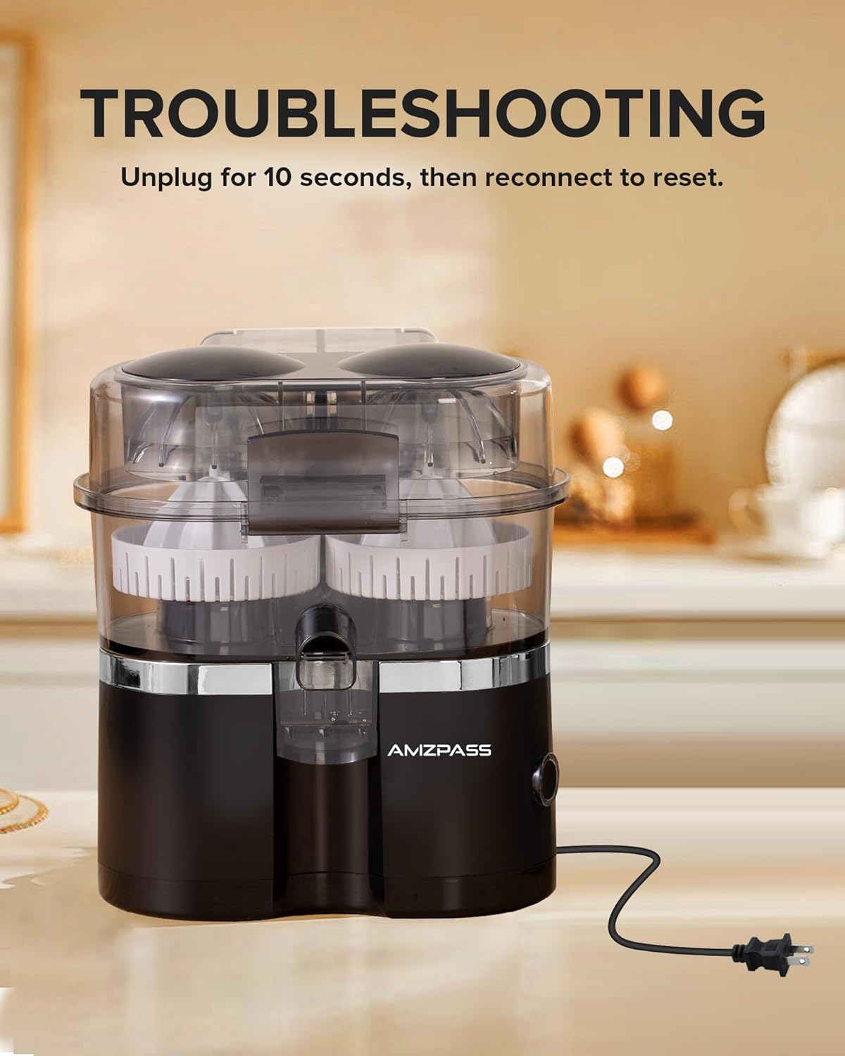 Dual-Head Electric Citrus Juicer