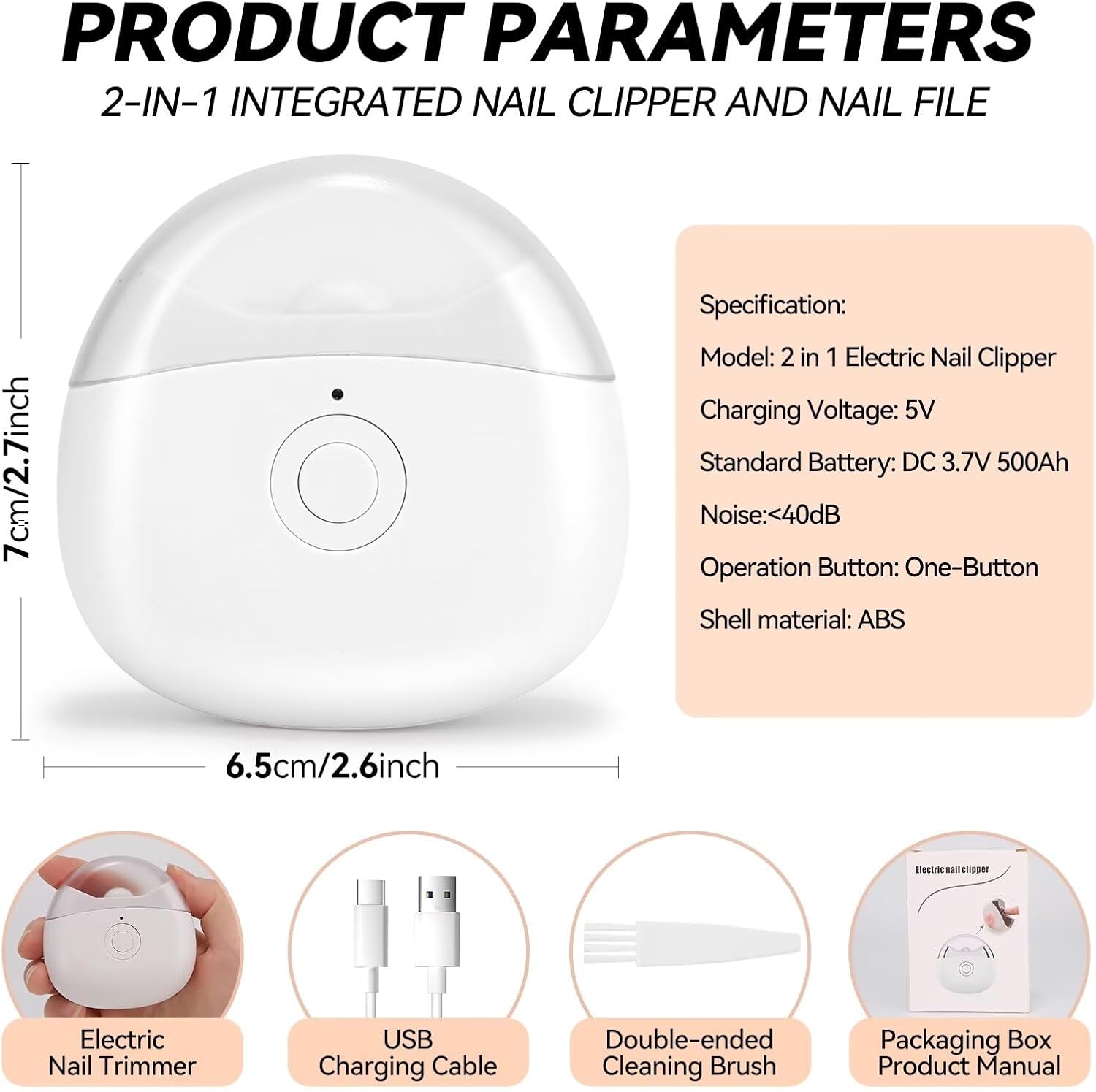 Electric Baby Nail Clipper