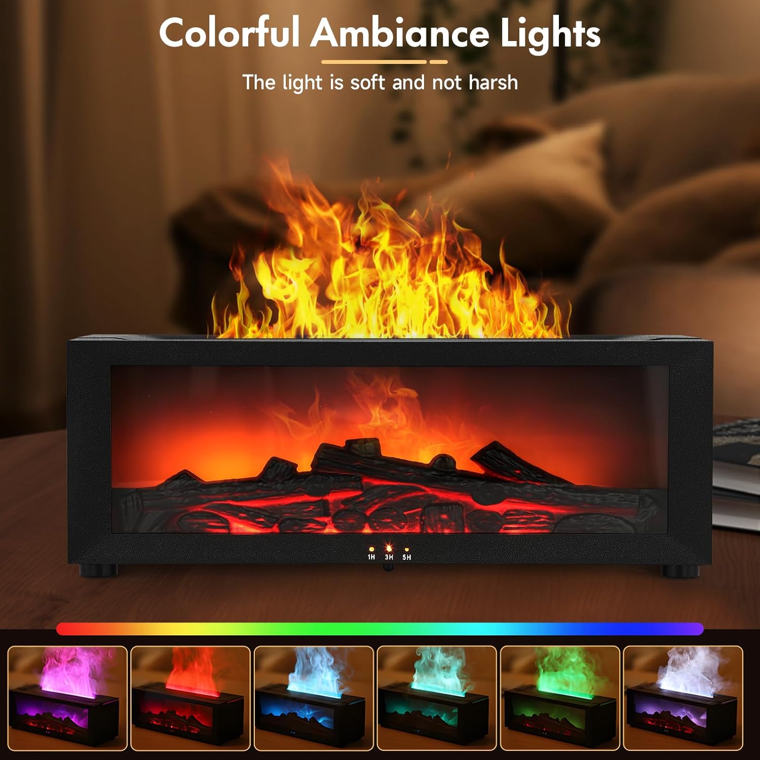 3D Flame Essential Oil Diffuser