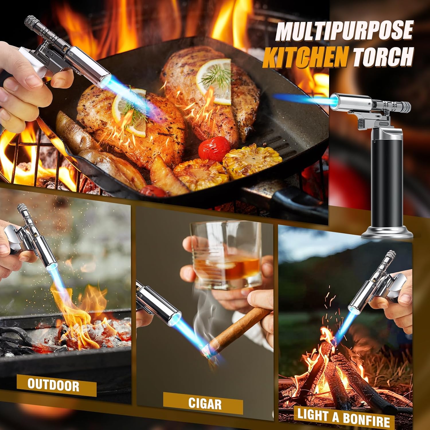 Windproof Lighter Jet Flame