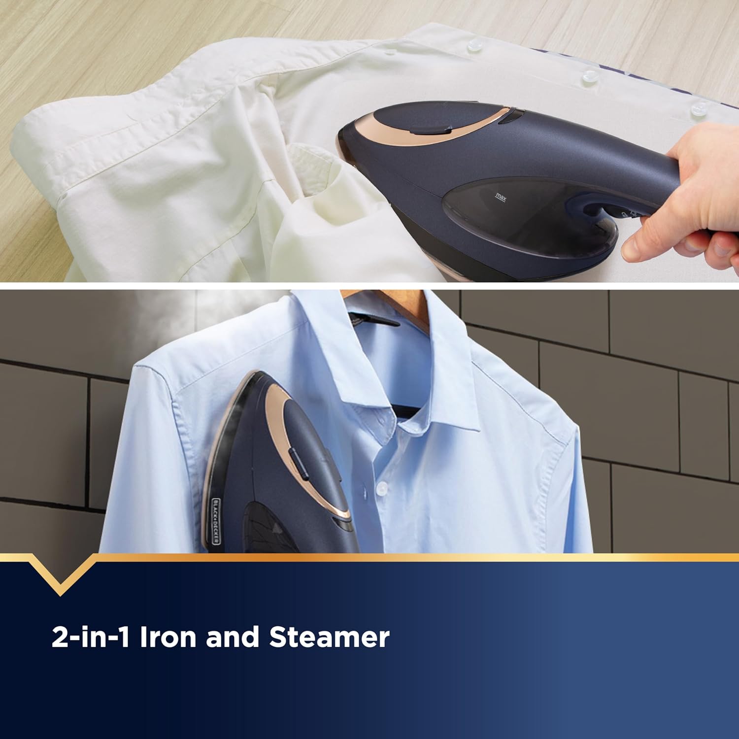 Press & Steam 2-in-1 Iron