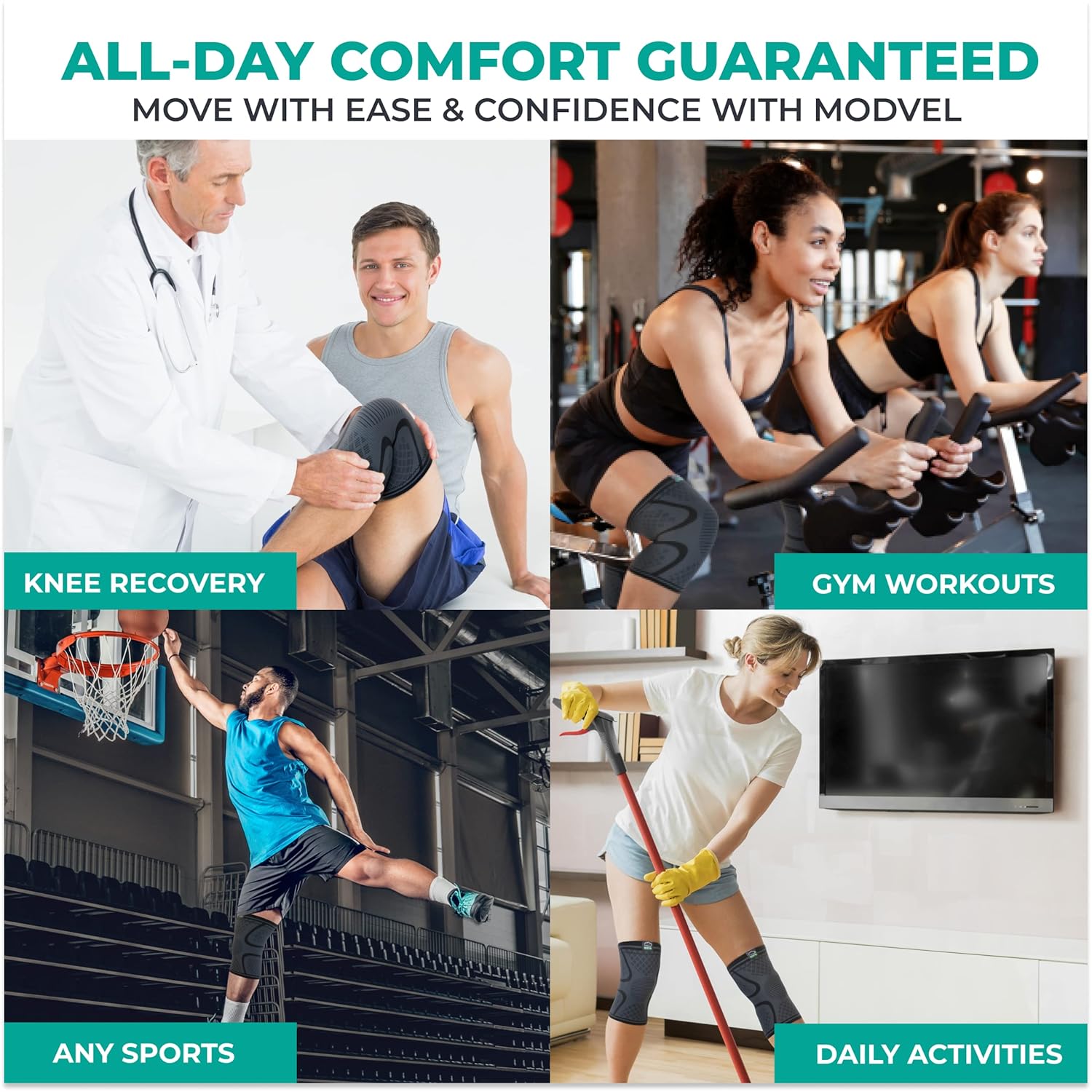 Compression Knee Brace for Women & Men