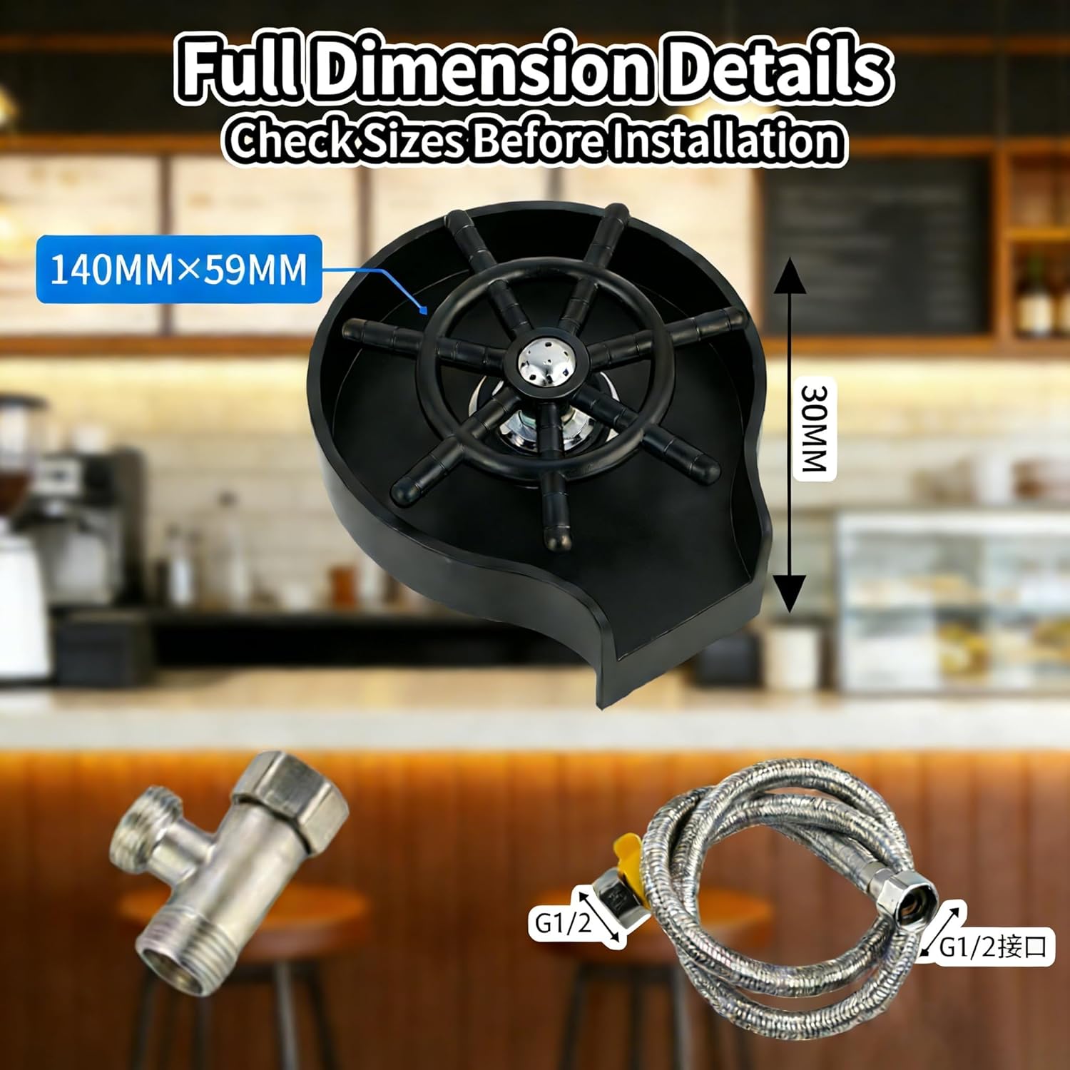 Glass Rinser for Sink