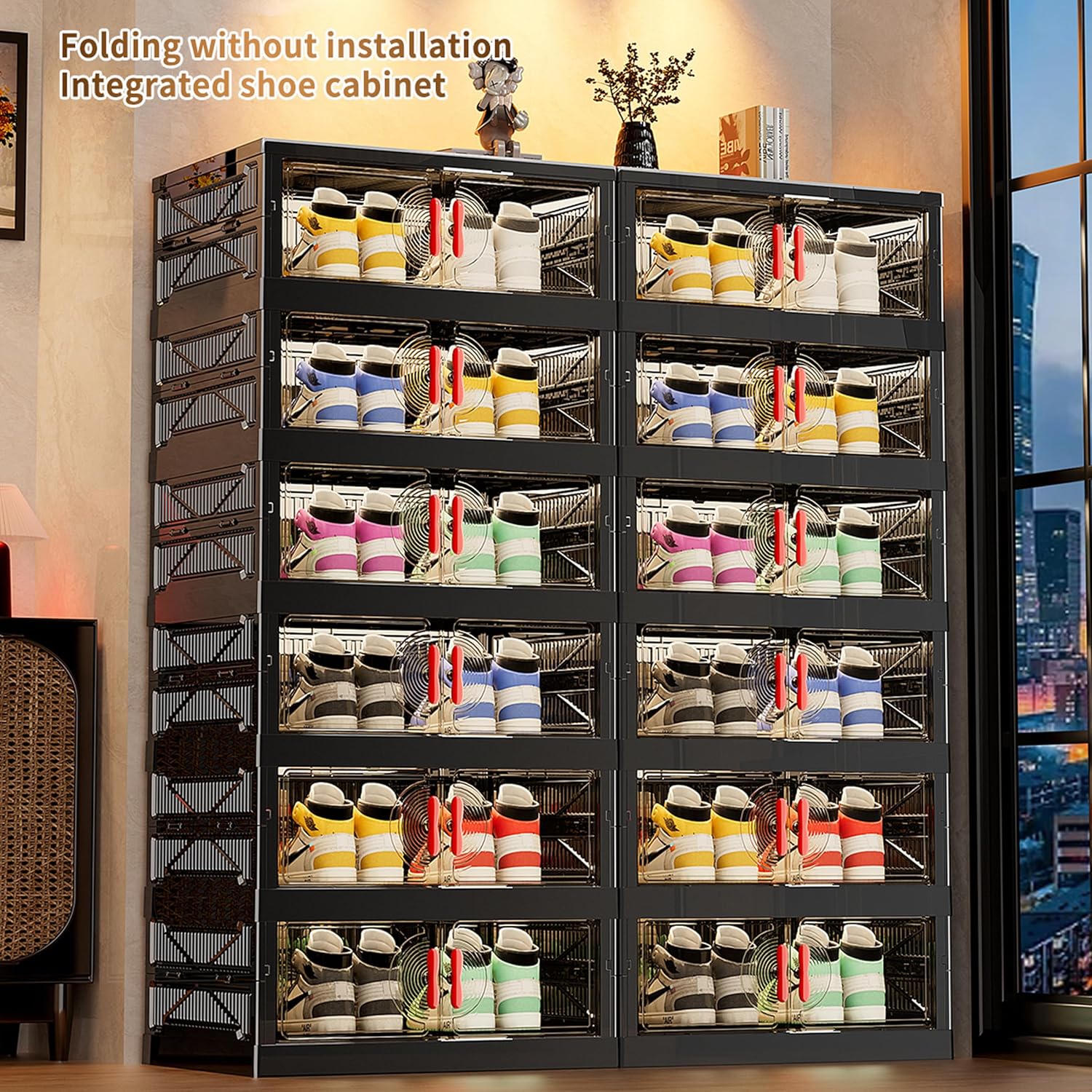 6 Tiers Foldable Shoe Rack