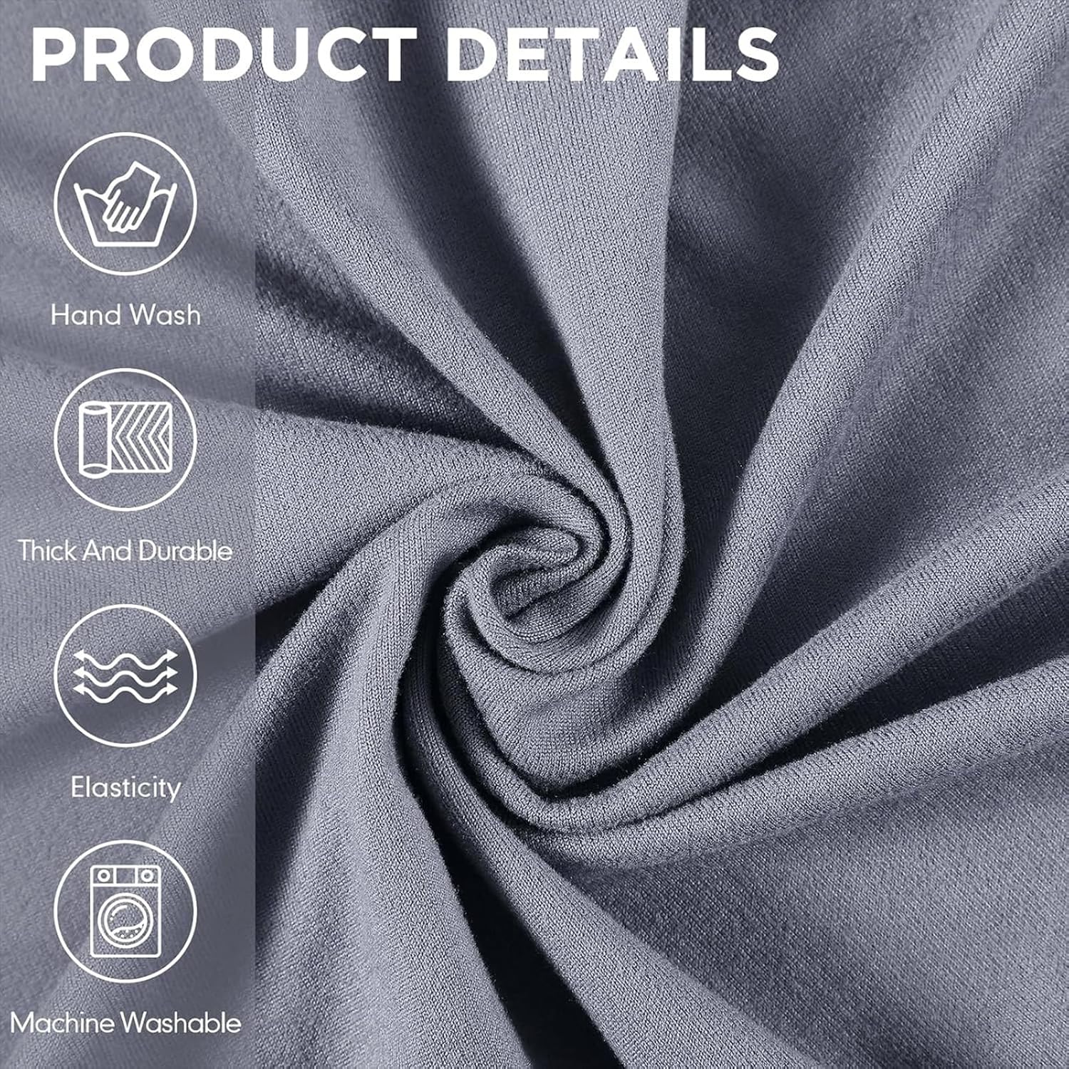 Spandex Cushions Sofa Cover Set