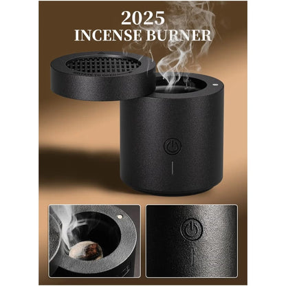 مبخرة بخور كهربائية محمولة مع فحم