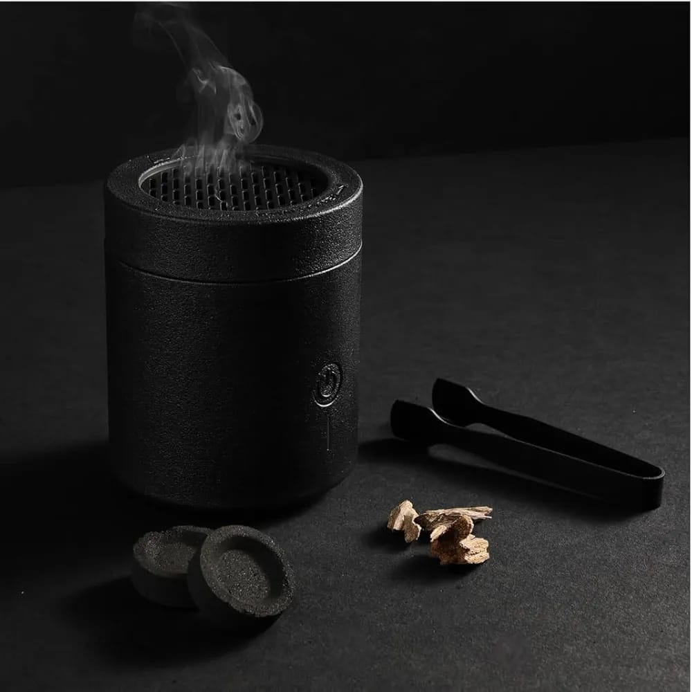 مبخرة بخور كهربائية محمولة مع فحم