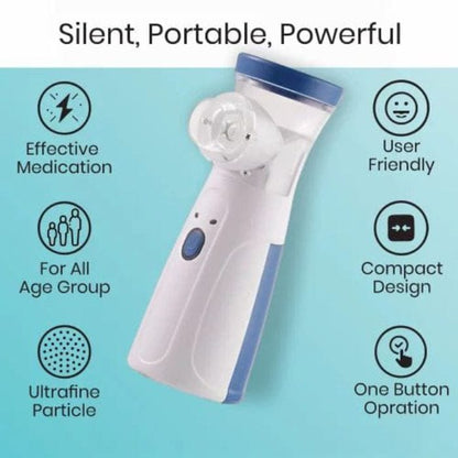 Portable Mesh Nebulizer – Handheld Ultrasonic Inhaler for Adults & Kids