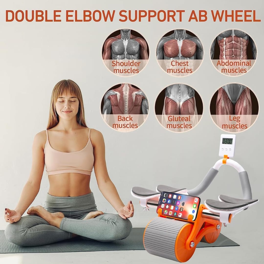 Smart Automatic Rebound Abdominal Wheel – Home Core Training Tool