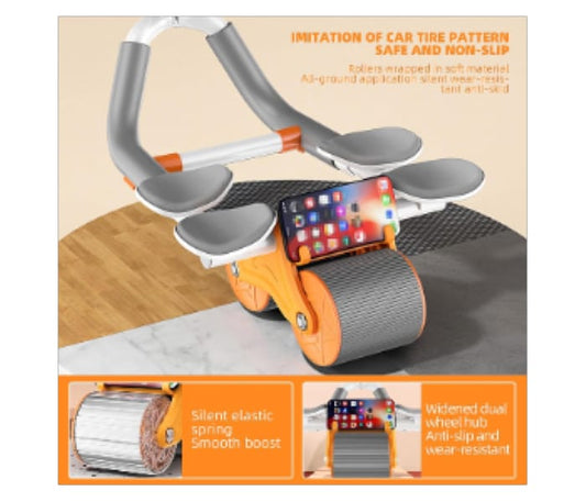 Smart Automatic Rebound Abdominal Wheel – Home Core Training Tool