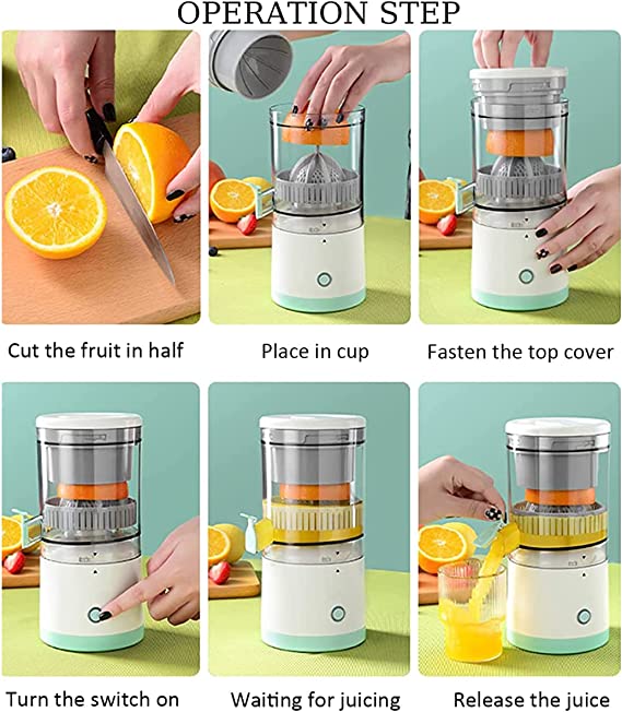 🍊 Portable Electric Citrus Juicer Machine – Fresh Juice Anytime, Anywhere
